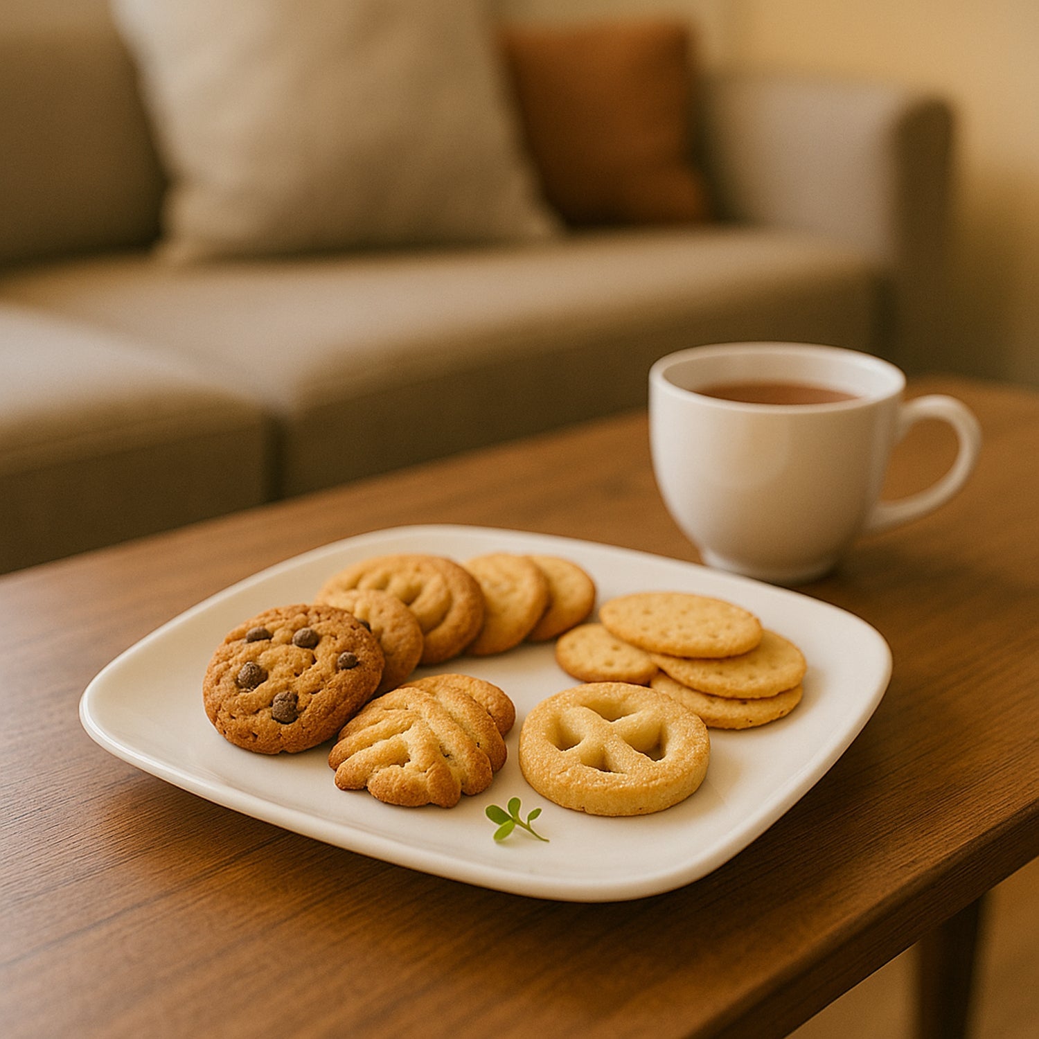 Glossy white square plastic plate ideal for everyday dining