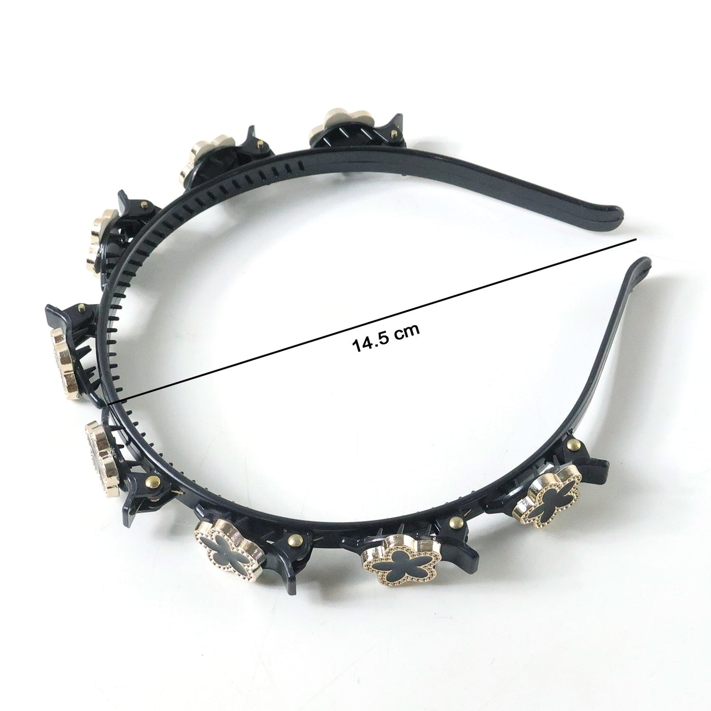 Designer decorative floral headband for stylish hair accessory