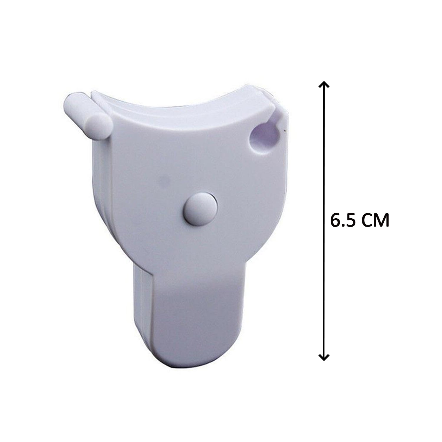 Body measurement tape with a pin lock mechanism for secure and precise readings.