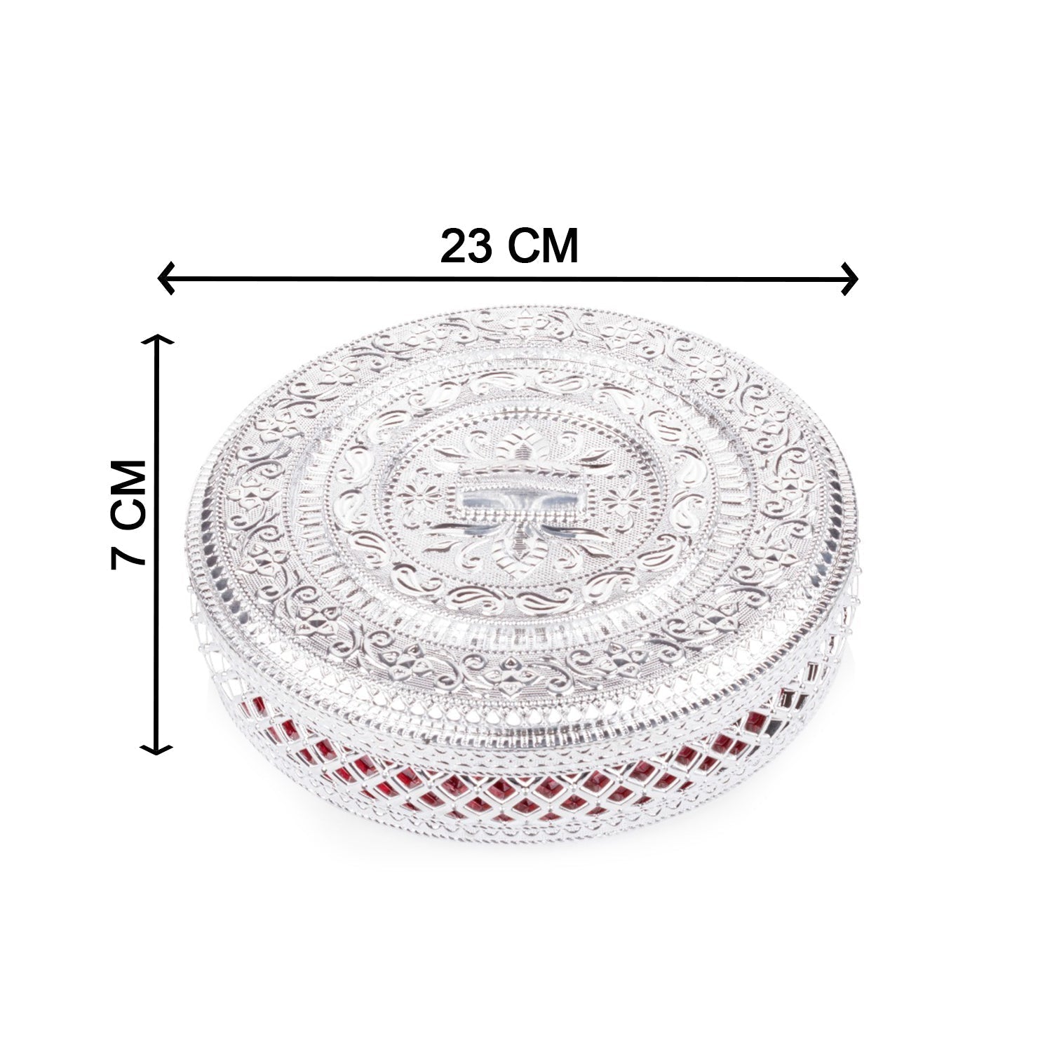 Compact dry fruit box with lid, ideal for daily use or special occasions.