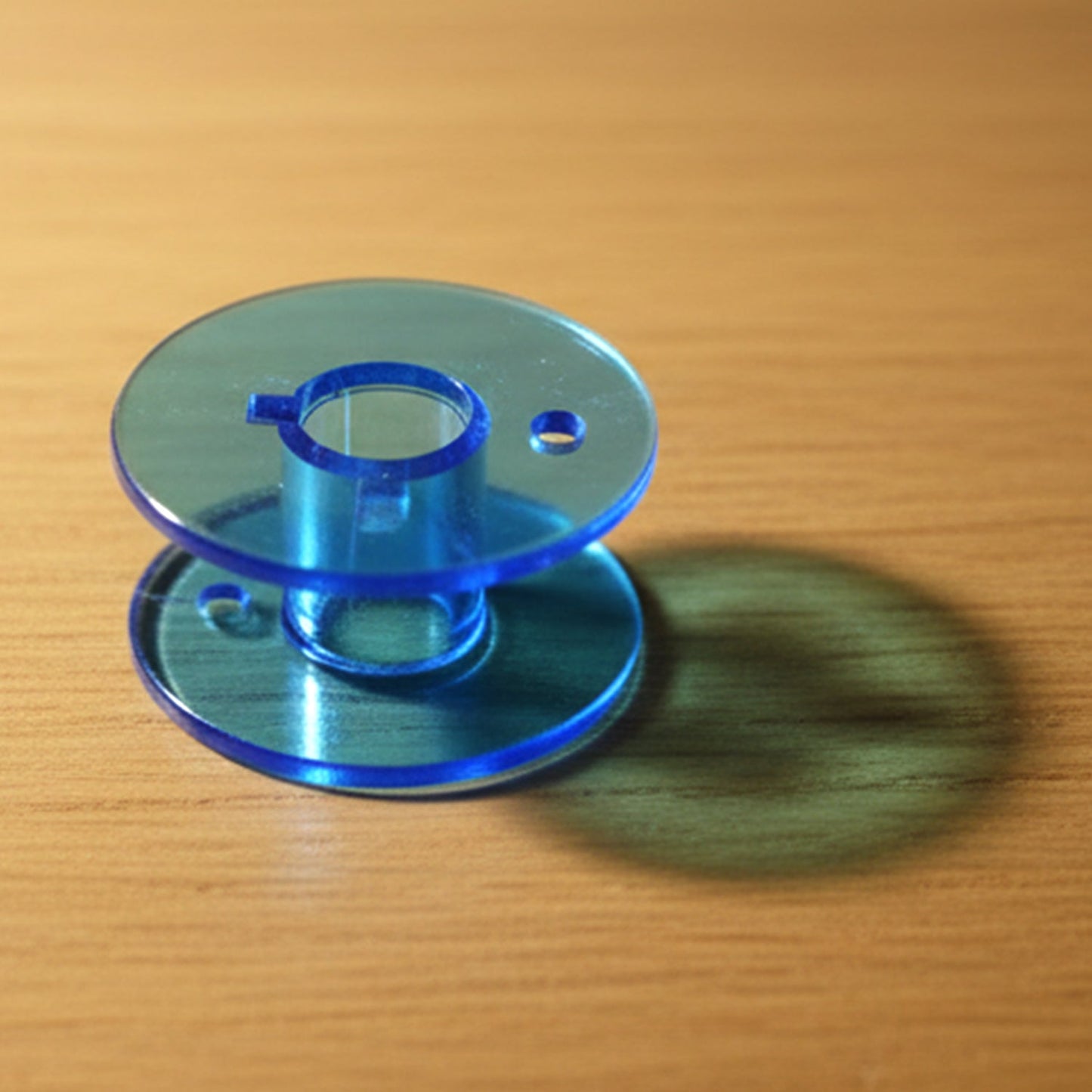 Bobbin set laid out for use with domestic sewing machines