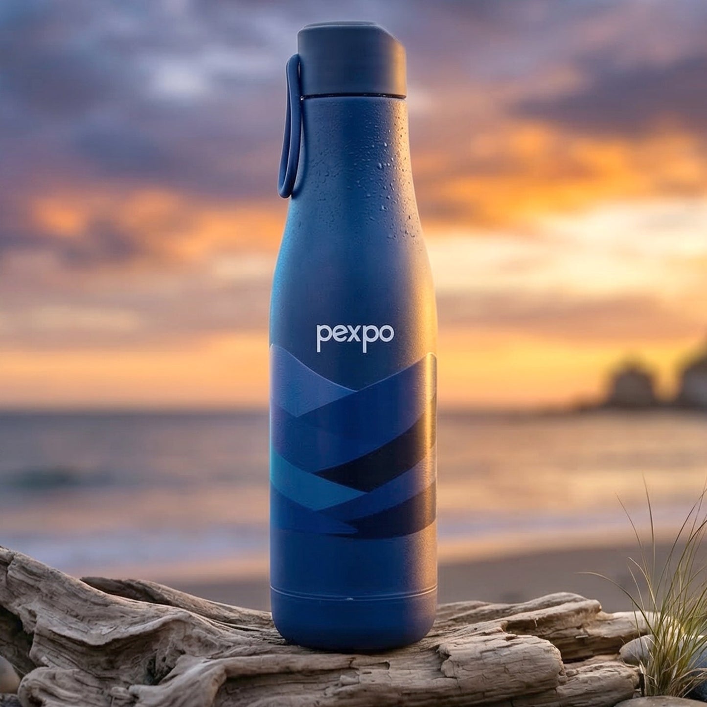 Eco-friendly reusable stainless steel water bottle