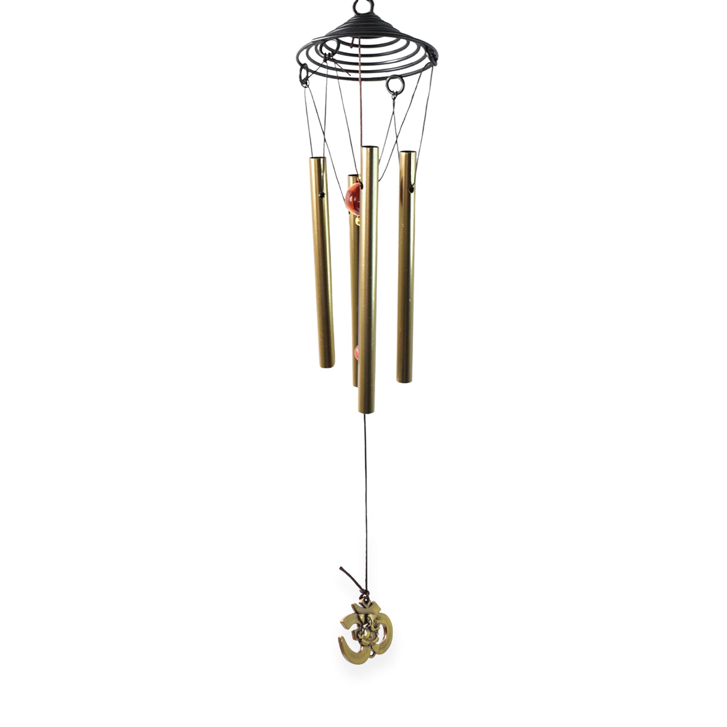 Handcrafted aluminium and iron dragonfly wind chime for patio decor