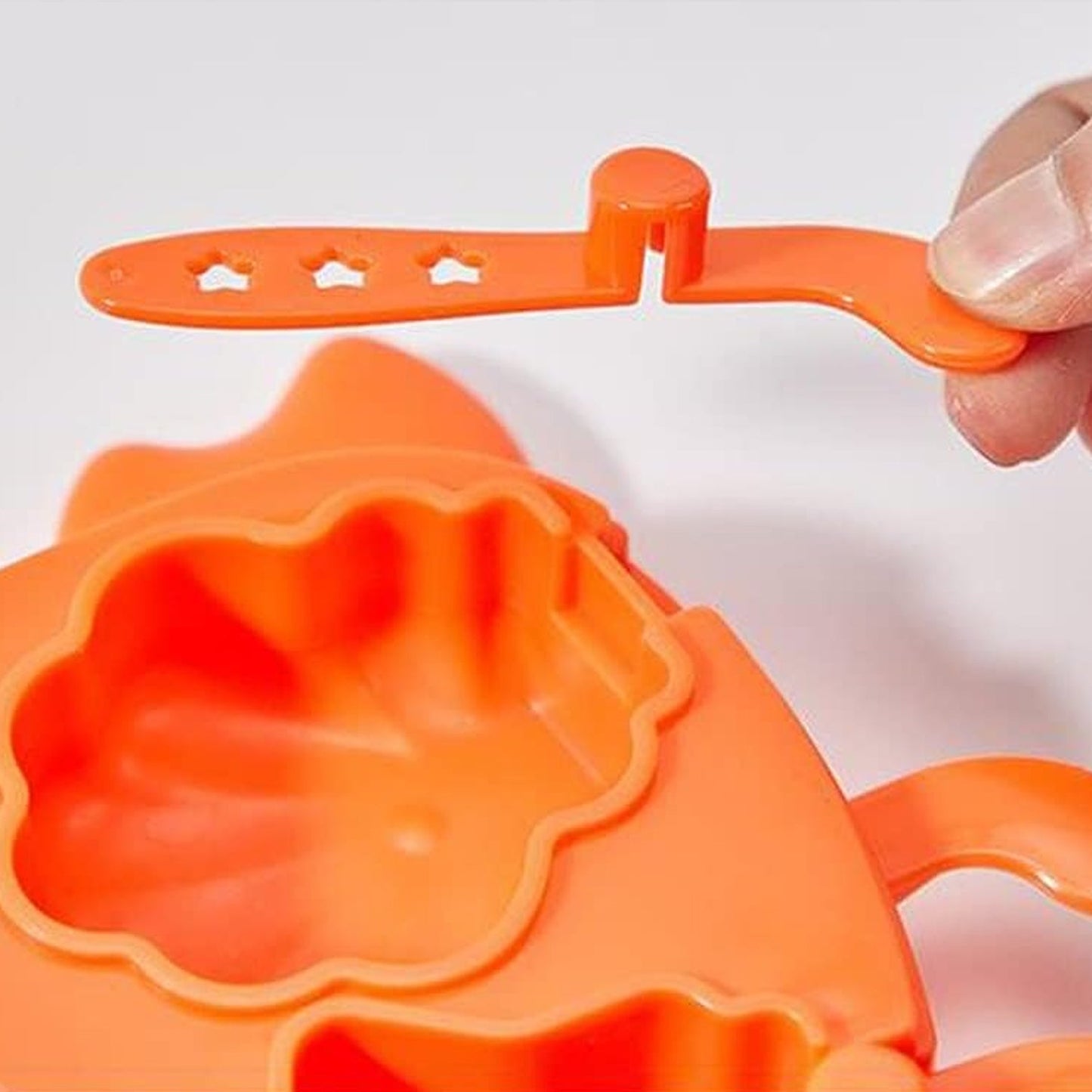 Creative crab ice mold used to make chocolate candies.