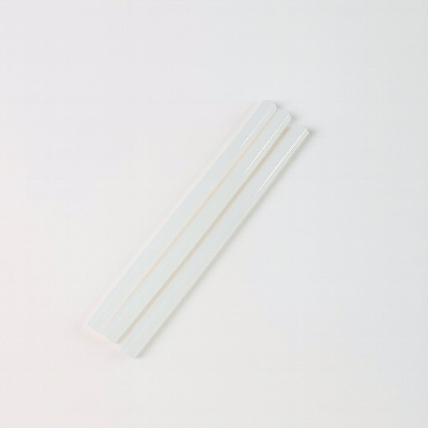 Clear hot melt glue sticks delivering near-invisible bonds
