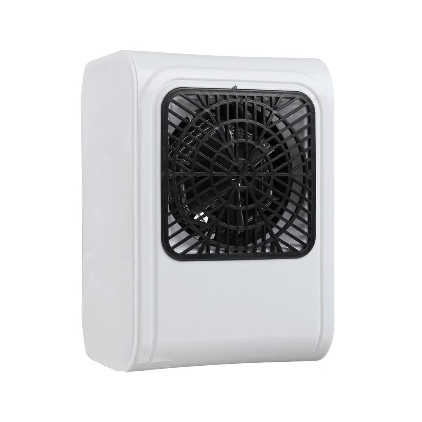 Compact Airvanta room heater providing warmth in a modern setting.