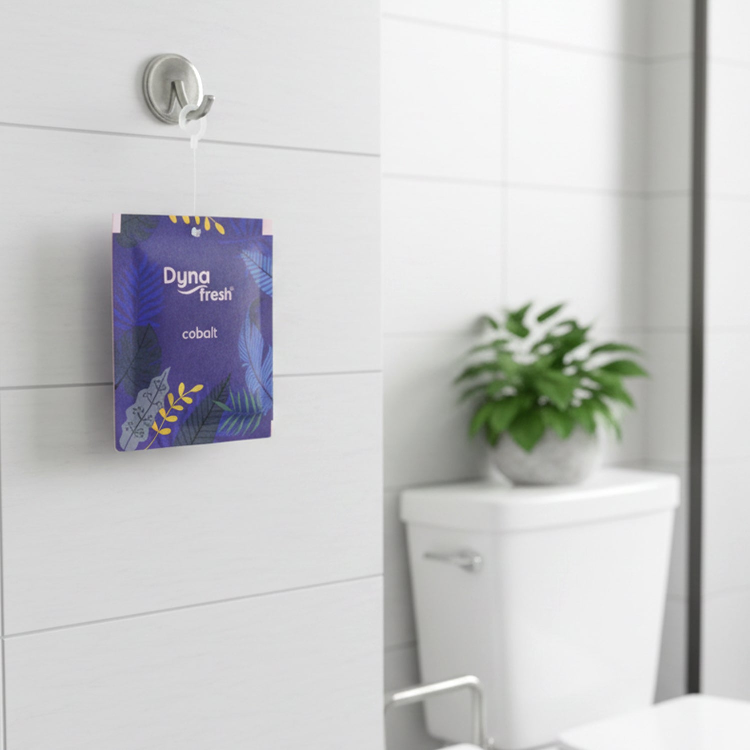 Compact cobalt fragrance gel pack suitable for indoor use