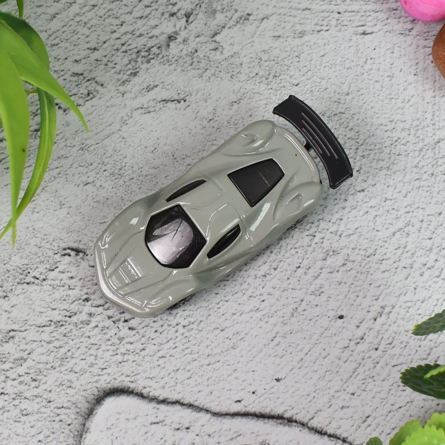 Detailed view of the robust construction of a Die-Cast Metal Mini Car Toy