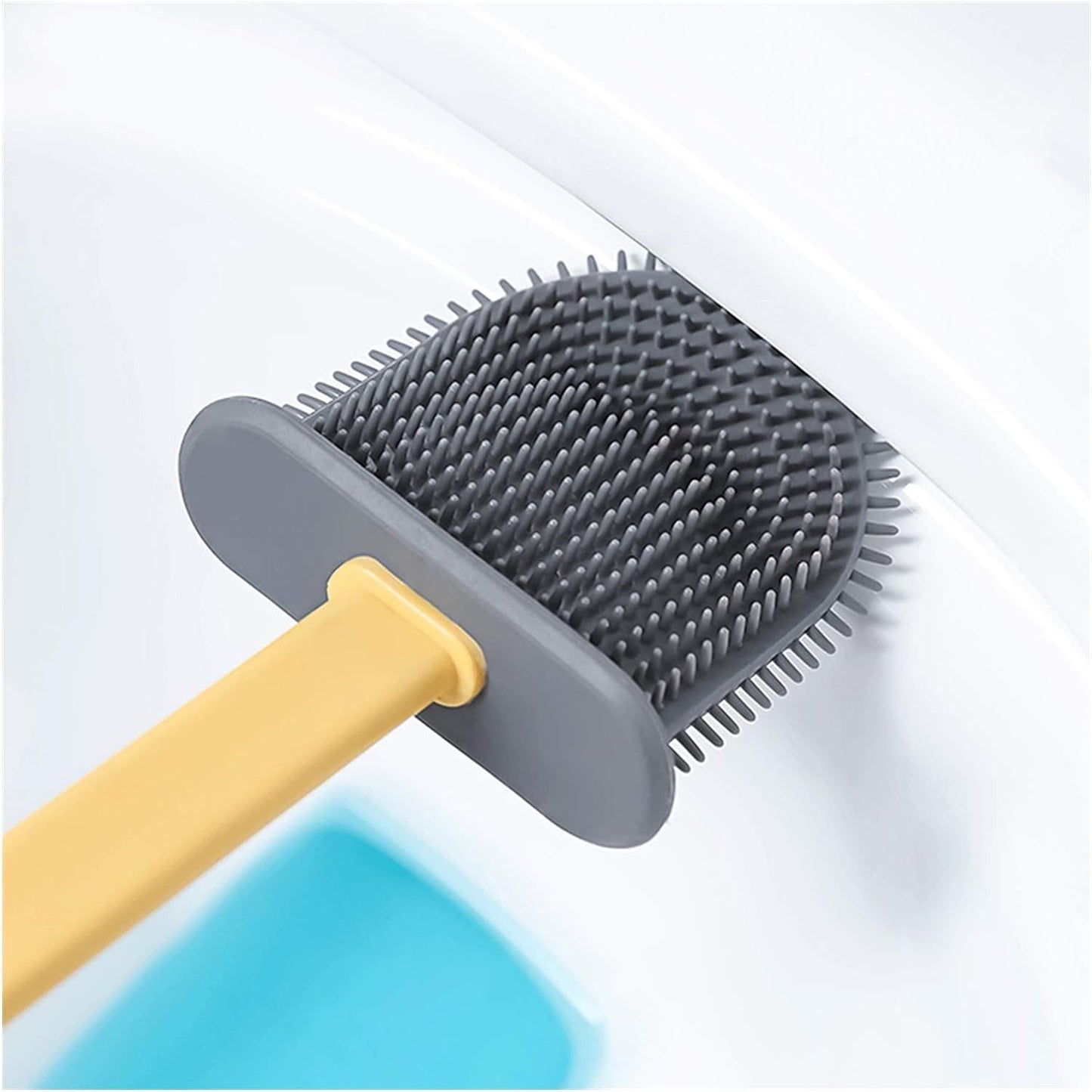 Quick-dry toilet brush holder with ventilation, promoting a hygienic environment.
