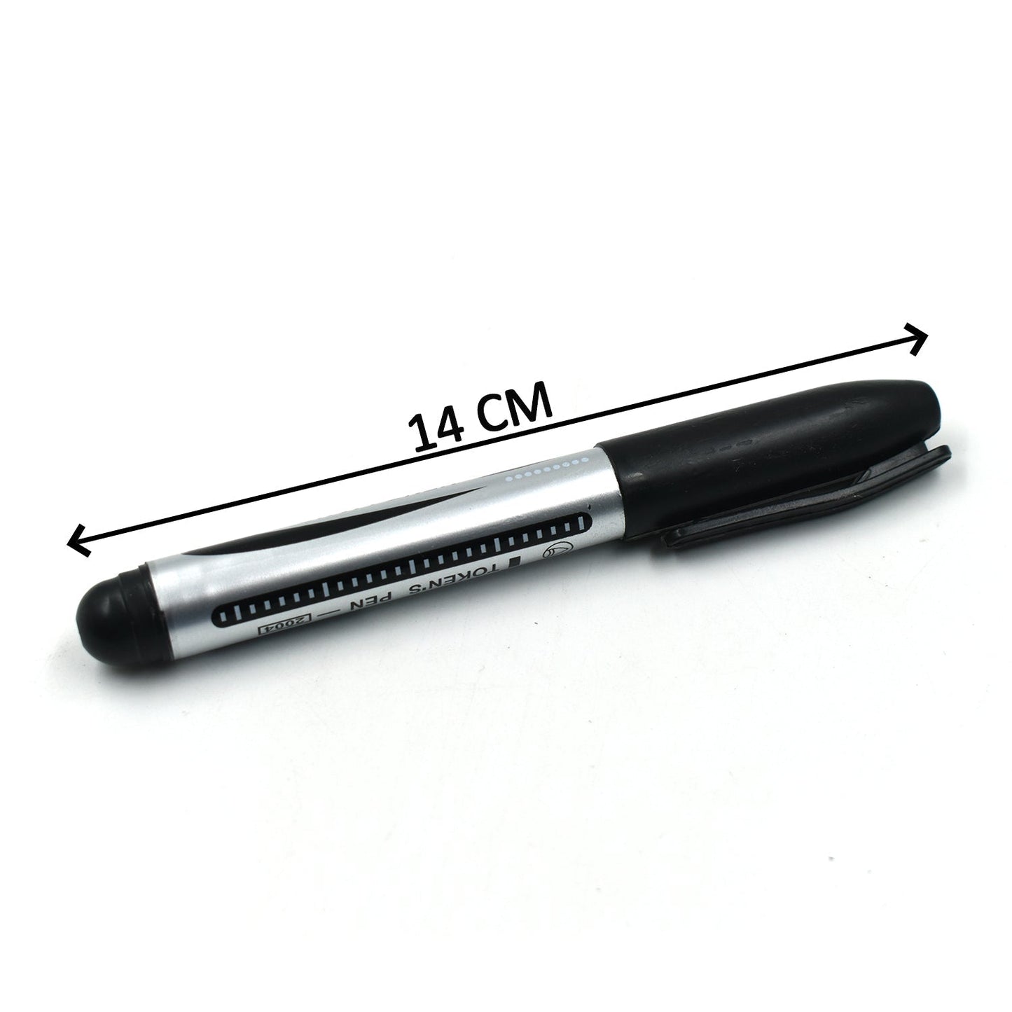 Multiple InkGlow Permanent Black Markers showcasing their versatility.