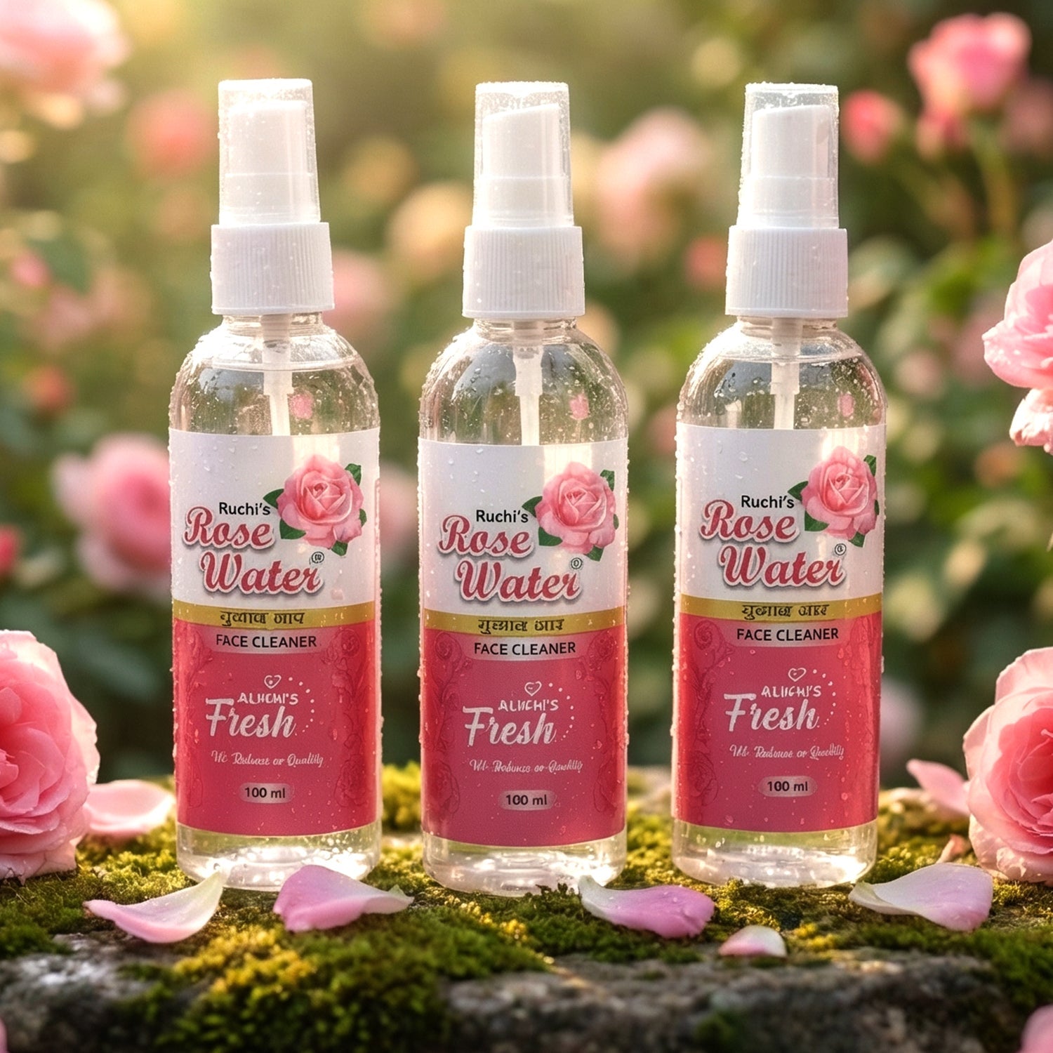 Hydrating facial mist for makeup and skin care