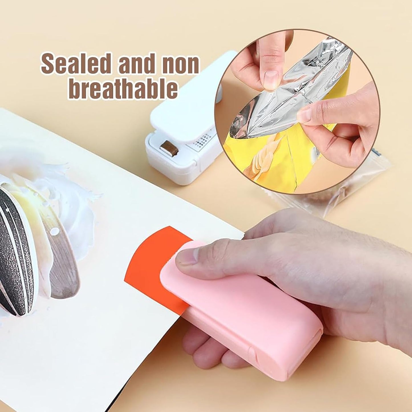  portable mini heat sealer machine detail view