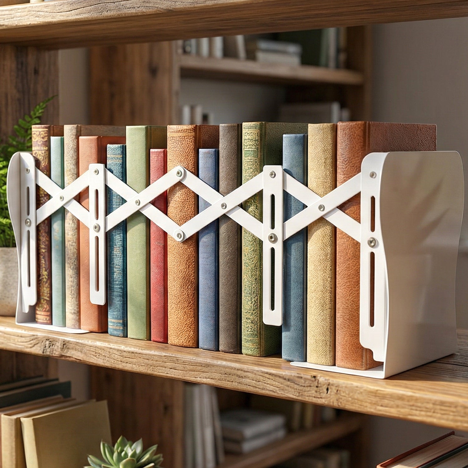 Desktop book stand made of heavy-duty iron for office and study use