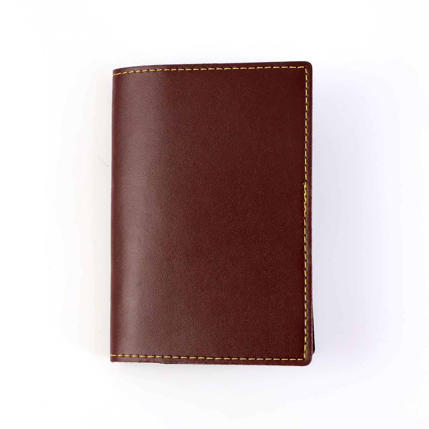 PU leather wallet interior with ample currency space for bills and notes