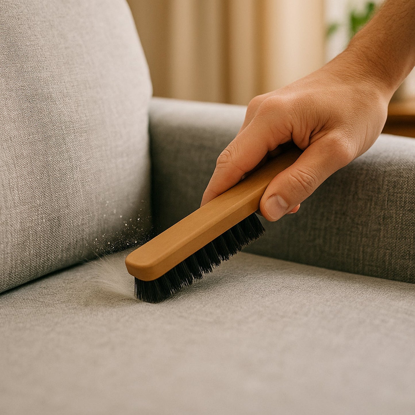 Cleaning brush designed for effective stain removal