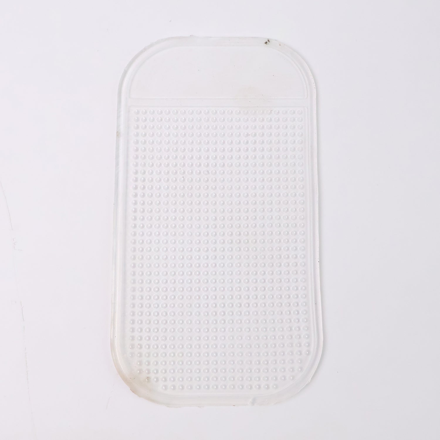 Clear anti-slip dashboard mat blending with vehicle interior