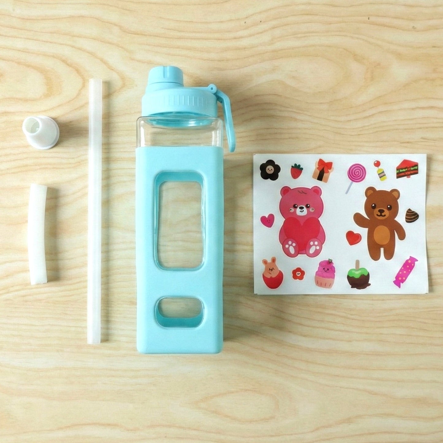 Leak resistant plastic drink bottle for travel and outdoor use