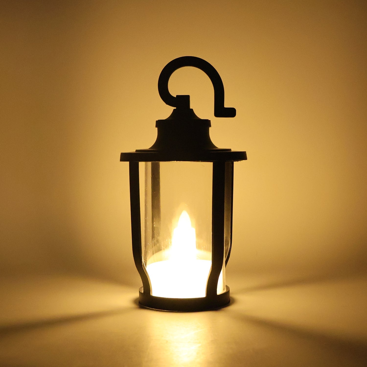 Set of hanging lantern style flameless LED candles for versatile décor