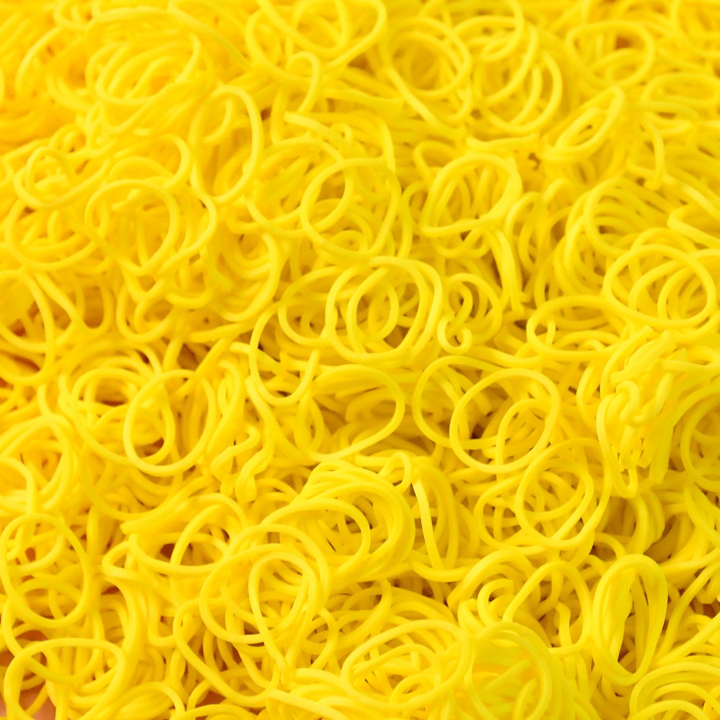 Close-up of premium elastic rubber bands made from high-quality rubber