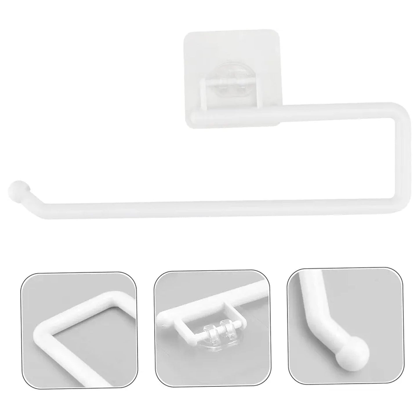 Multipurpose wall mounted paper towel stand with cleaning wipes