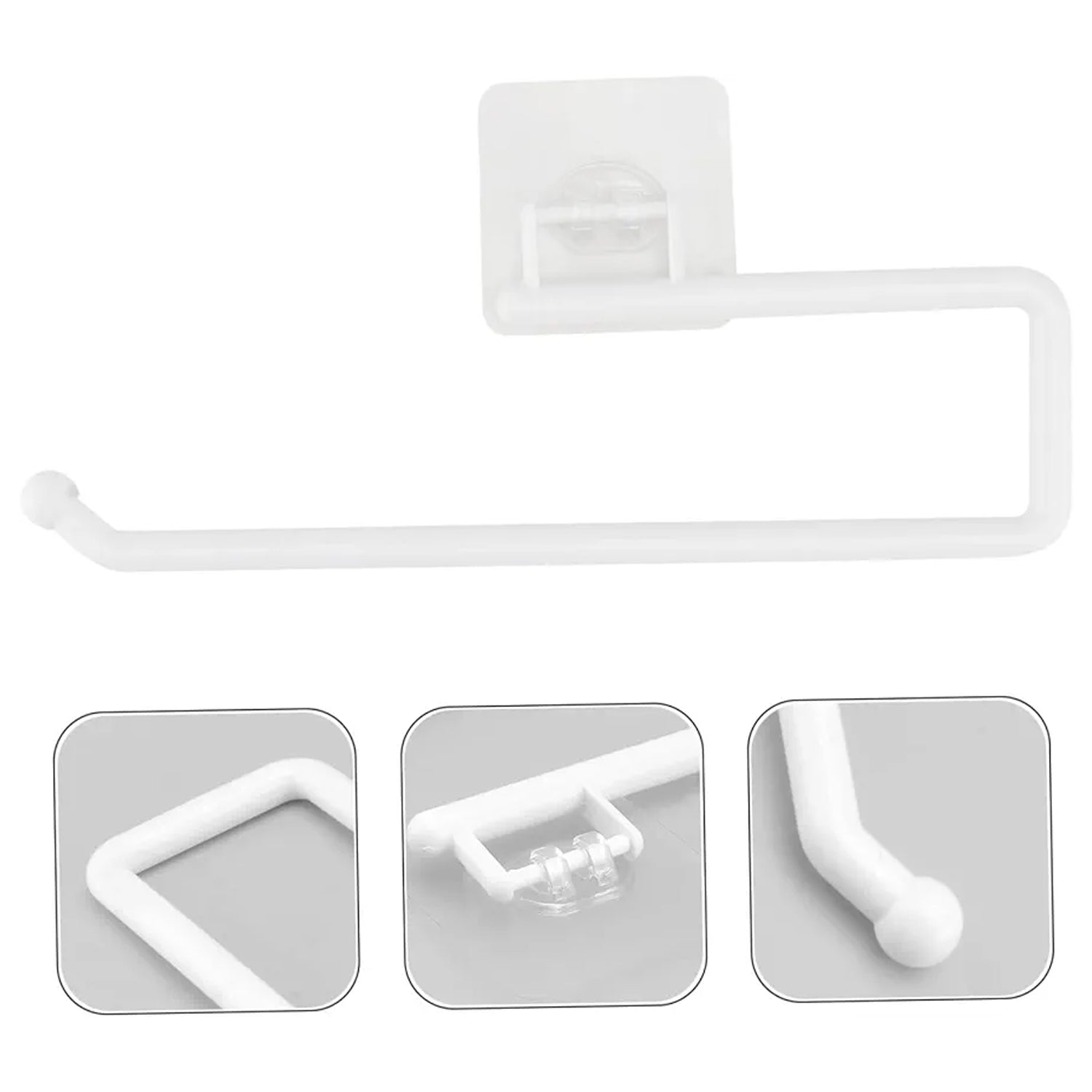 Multipurpose wall mounted paper towel stand with cleaning wipes