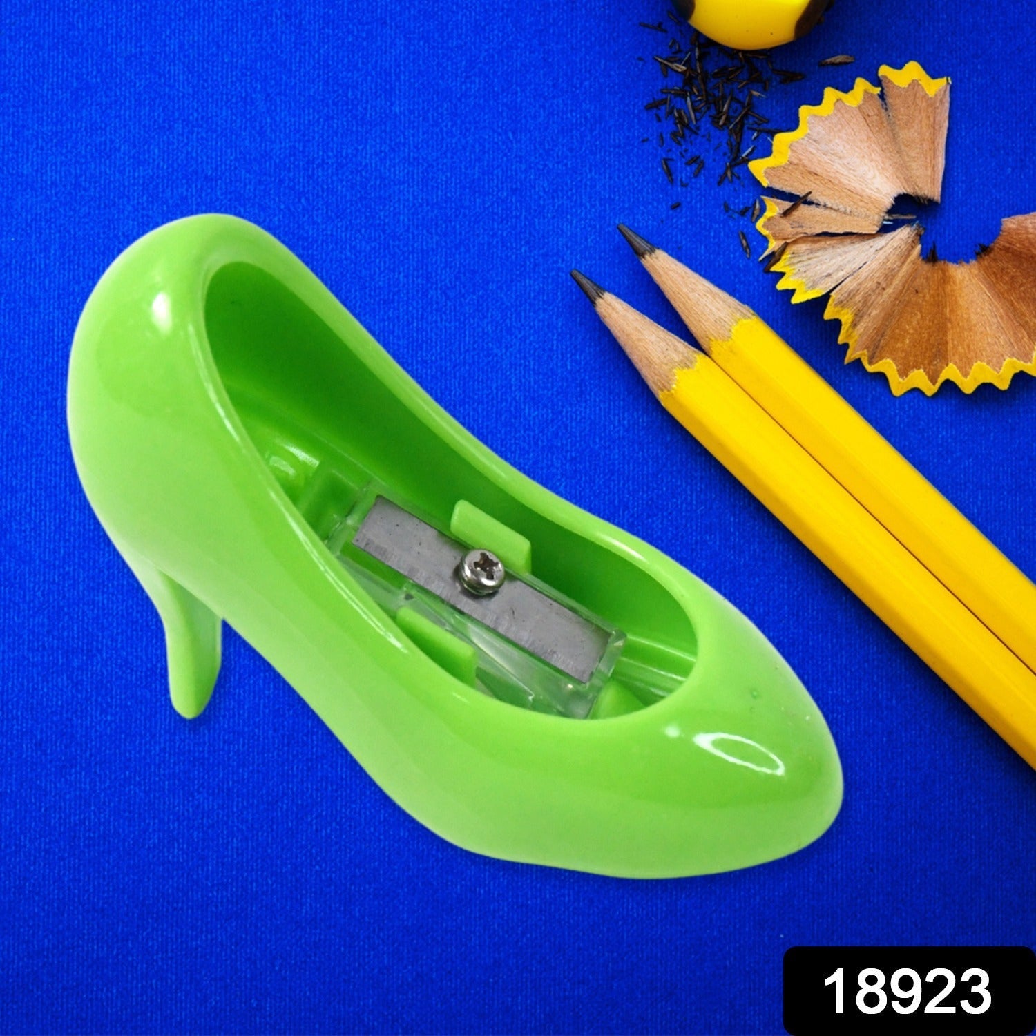 Pencil sharpener shaped like a stylish high heel shoe
