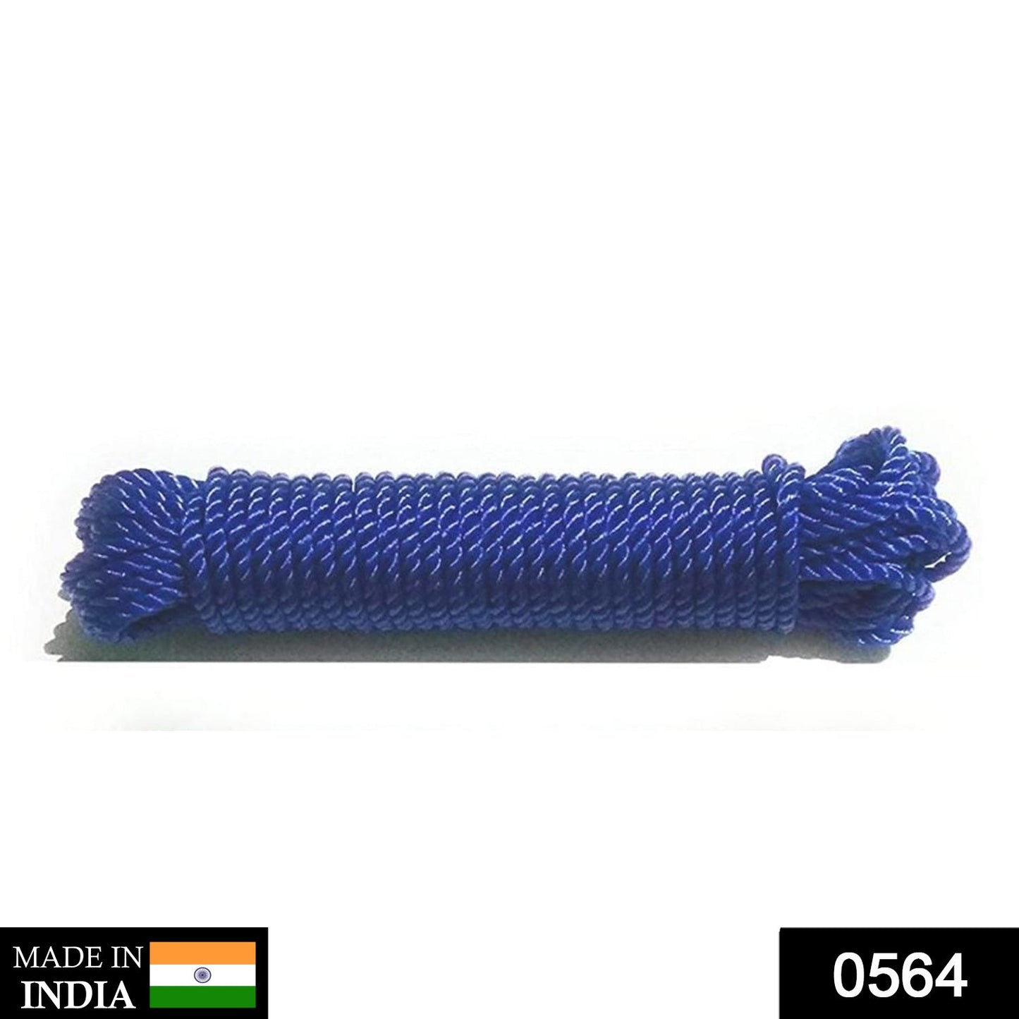 Close-up view of the durable mixed-color multipurpose rope for versatile use.