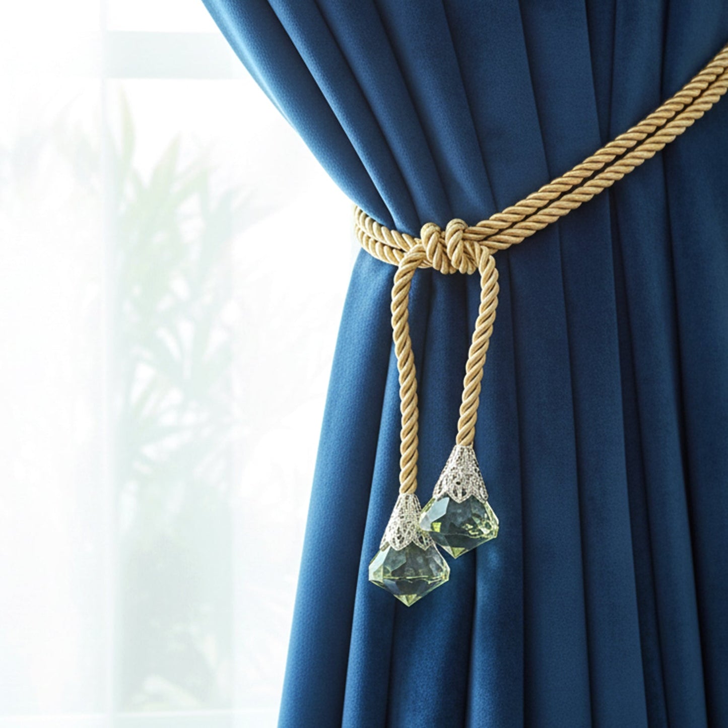 Traditional style curtain tassel tieback for elegant interiors