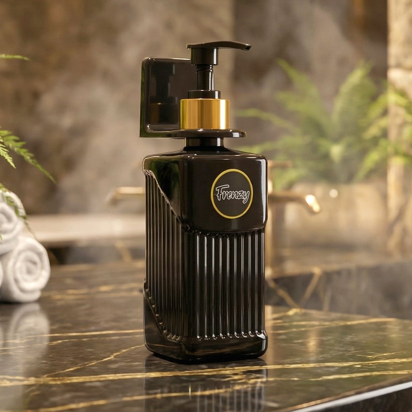 Refillable and compact handwash soap container for home use