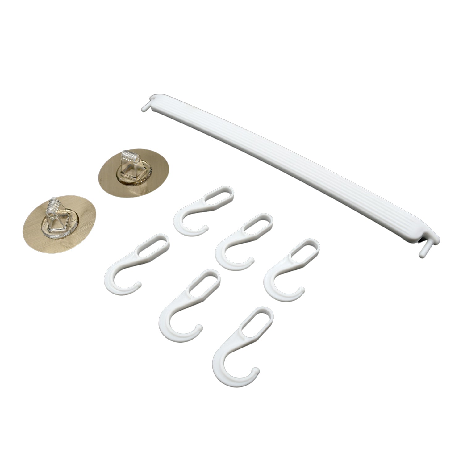 Soft towel neatly hanging on the durable wall-mounted towel hanger in a bathroom setting.