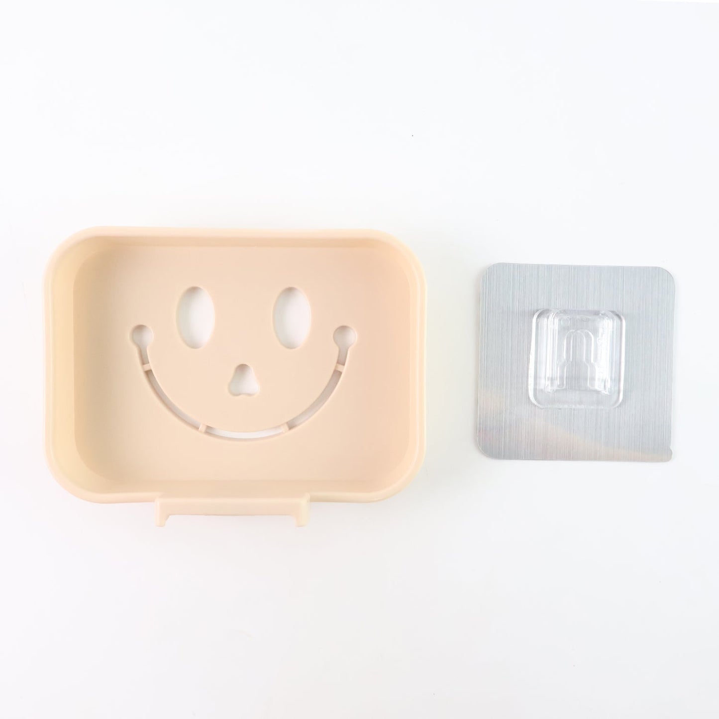 Minimalist self adhesive wall mounted soap dish tray