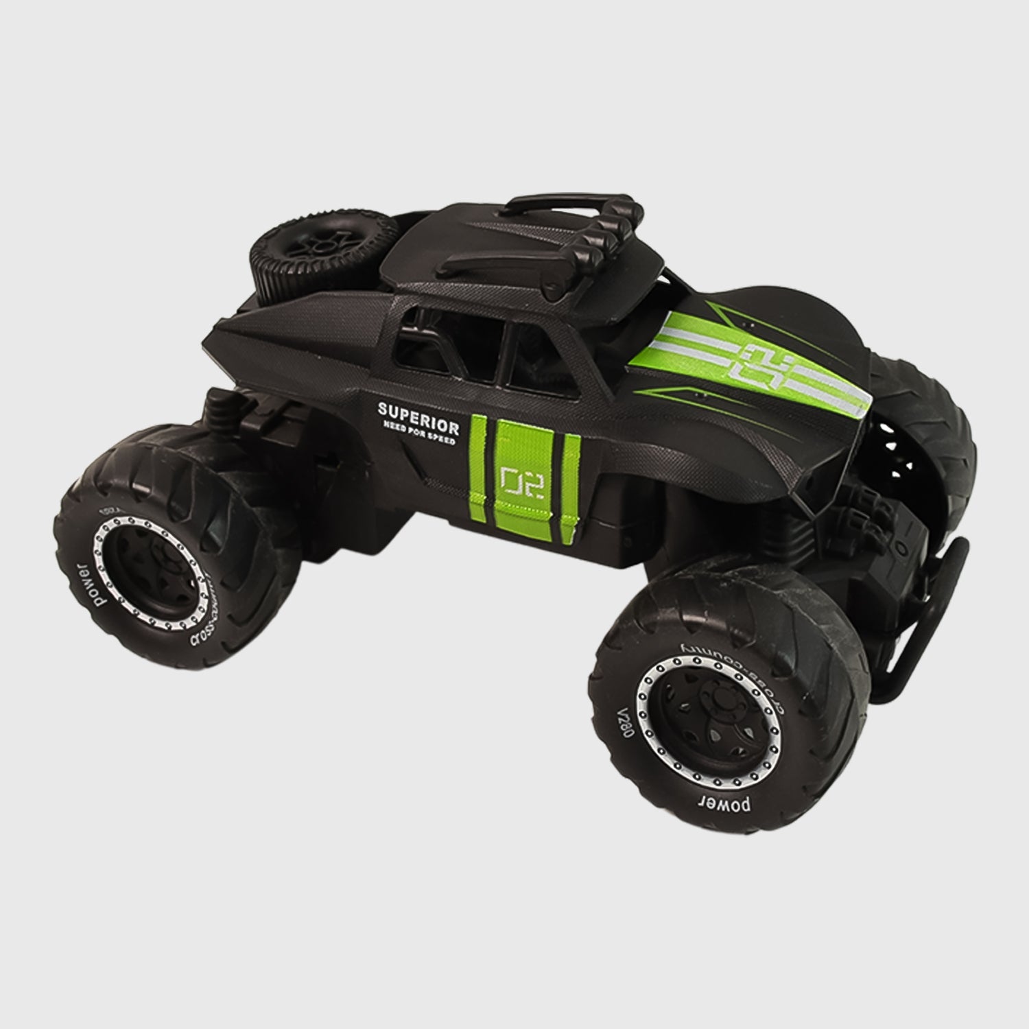 Electroplay Vibe Cruze remote control monster truck featuring detailed decals