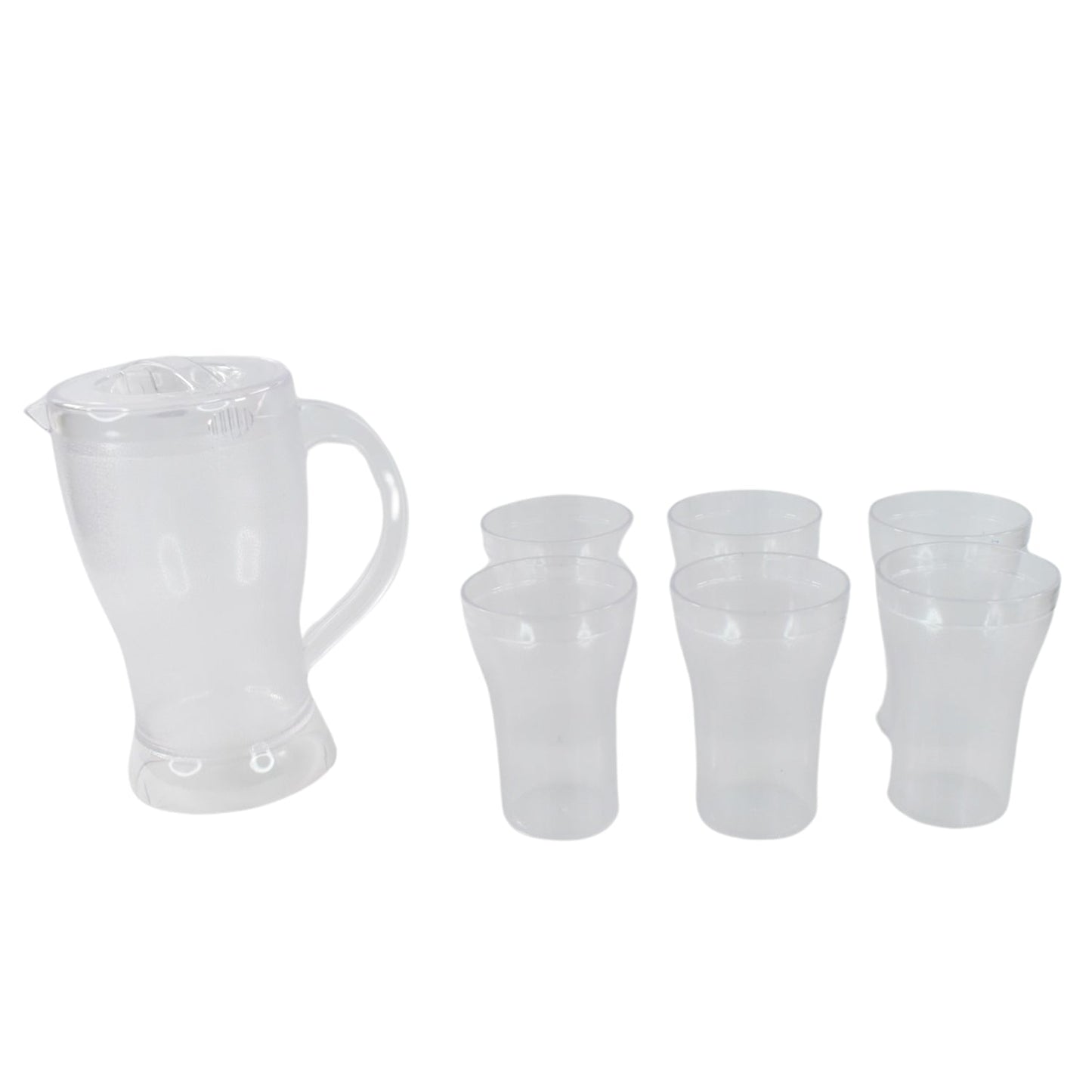 Elegant design lemon jug set with spill-resistant lid and sturdy handle