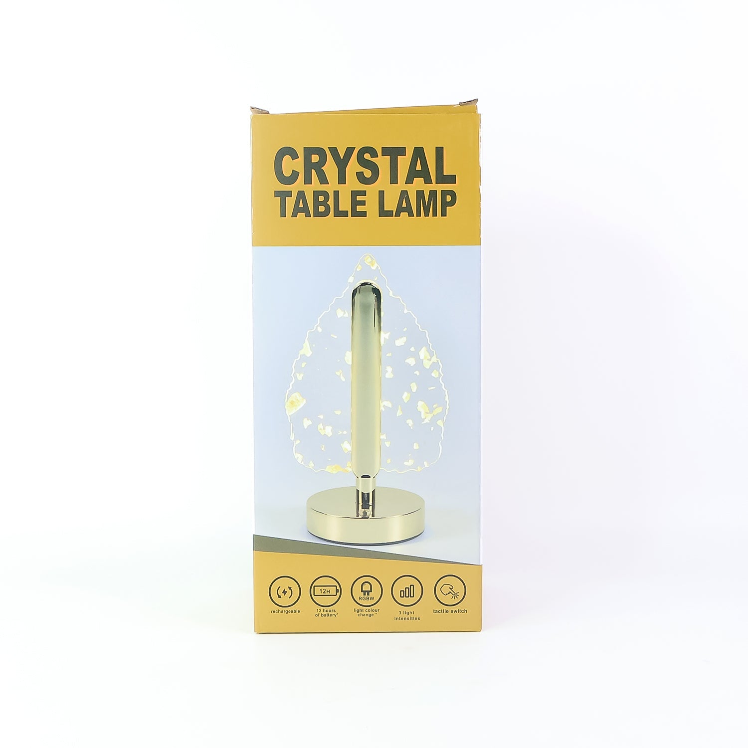 Elegant crystal table lamp suitable for bedroom and office