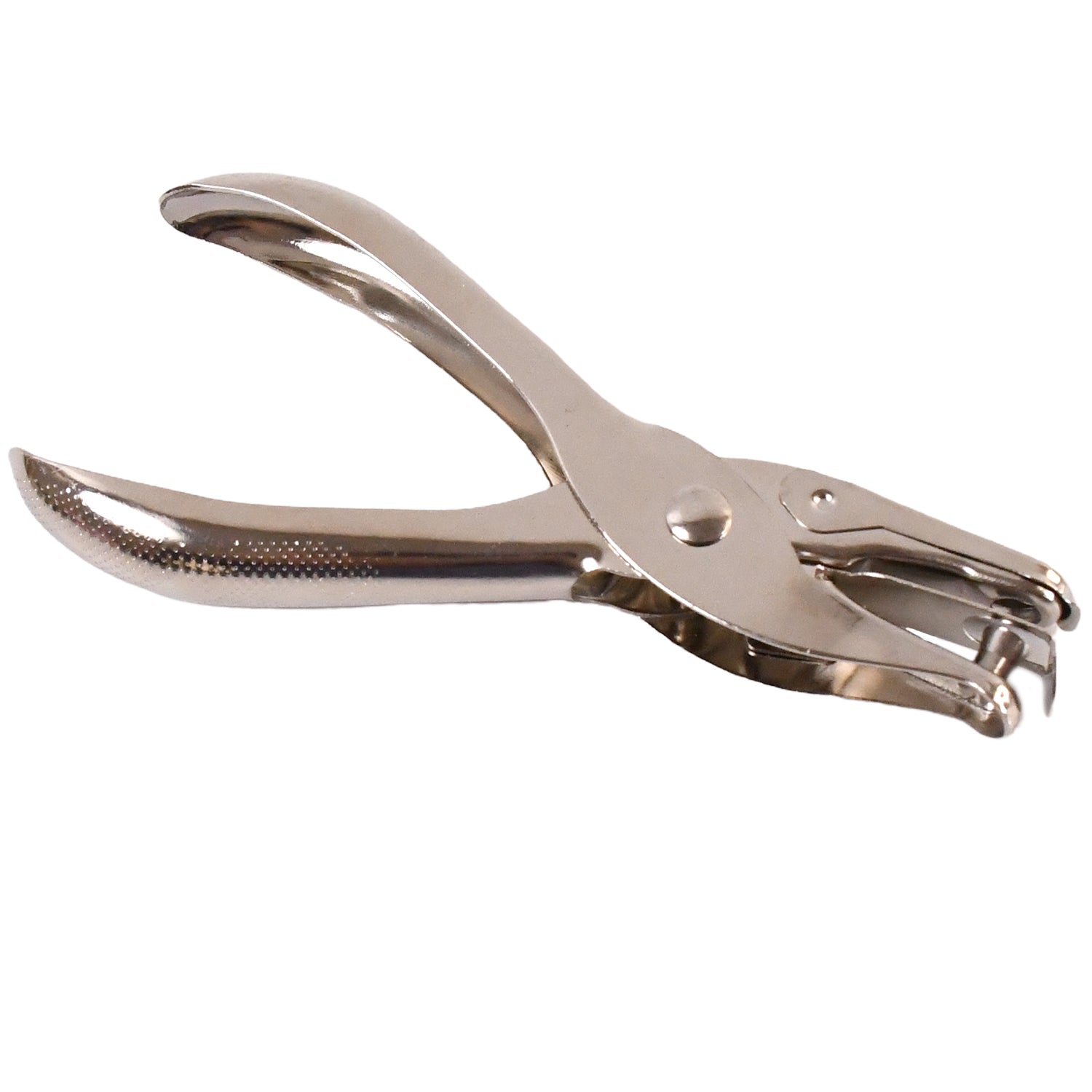 Compact single hole puncher, perfect for cards, tickets, and small projects.