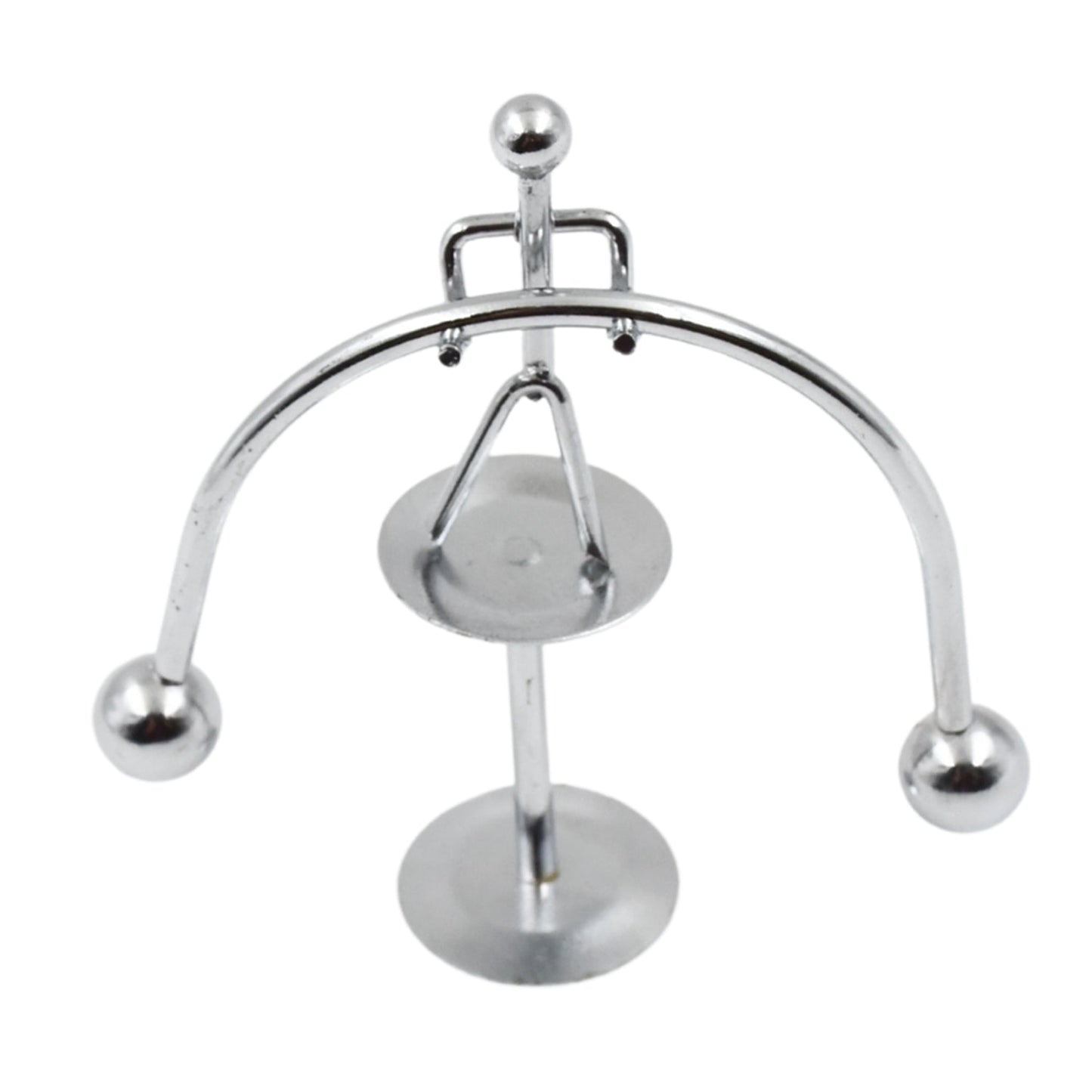 The compact Mini Steel Balance Toy, perfect as a stress-relief desk decor item.