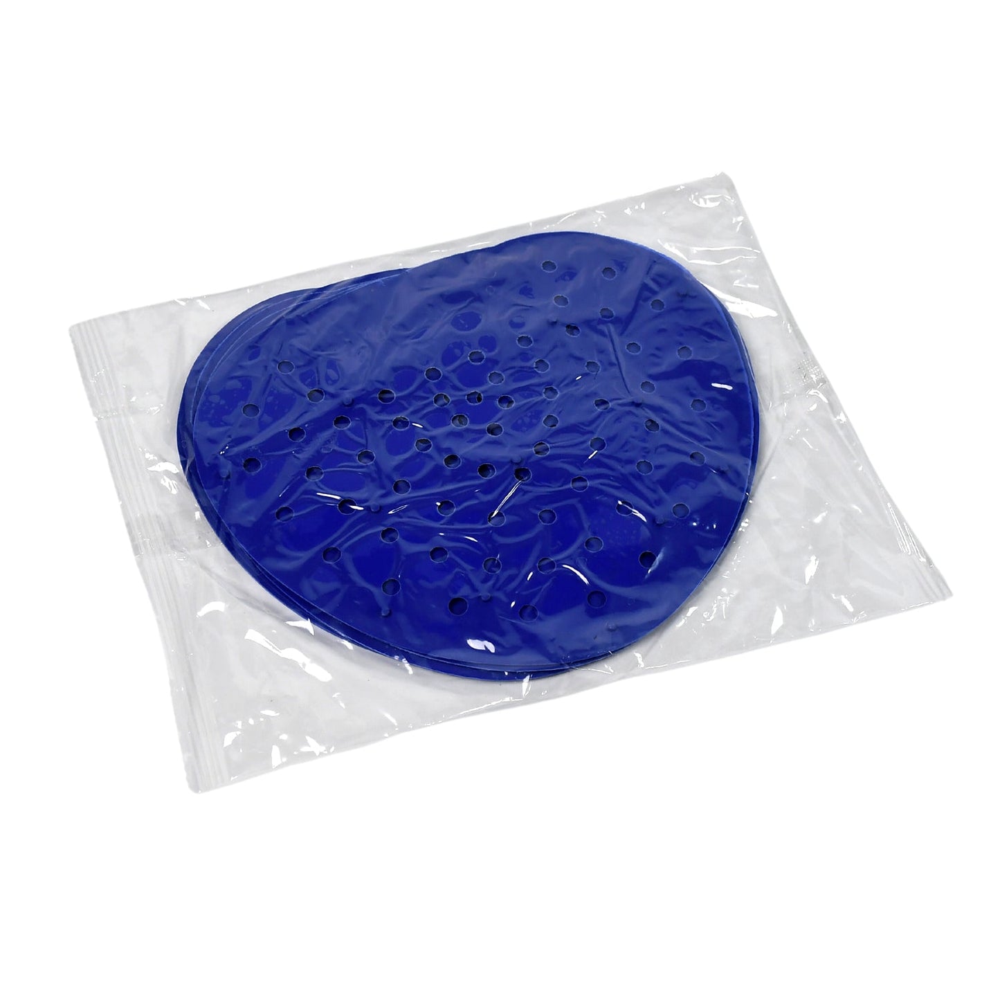 Textured urinal screen for improved cleaning and descaling.
