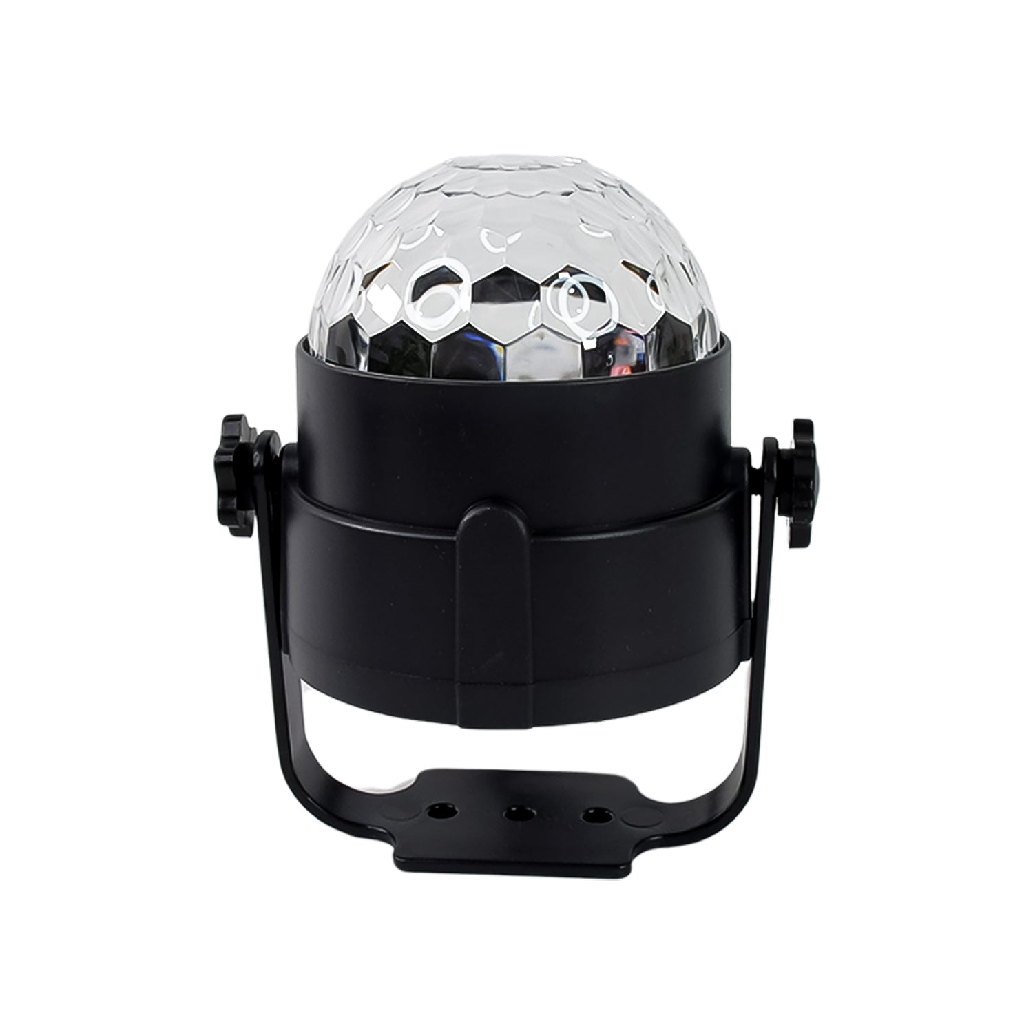 A close-up of the Disco Ball Light, showcasing its durable build and LED array.