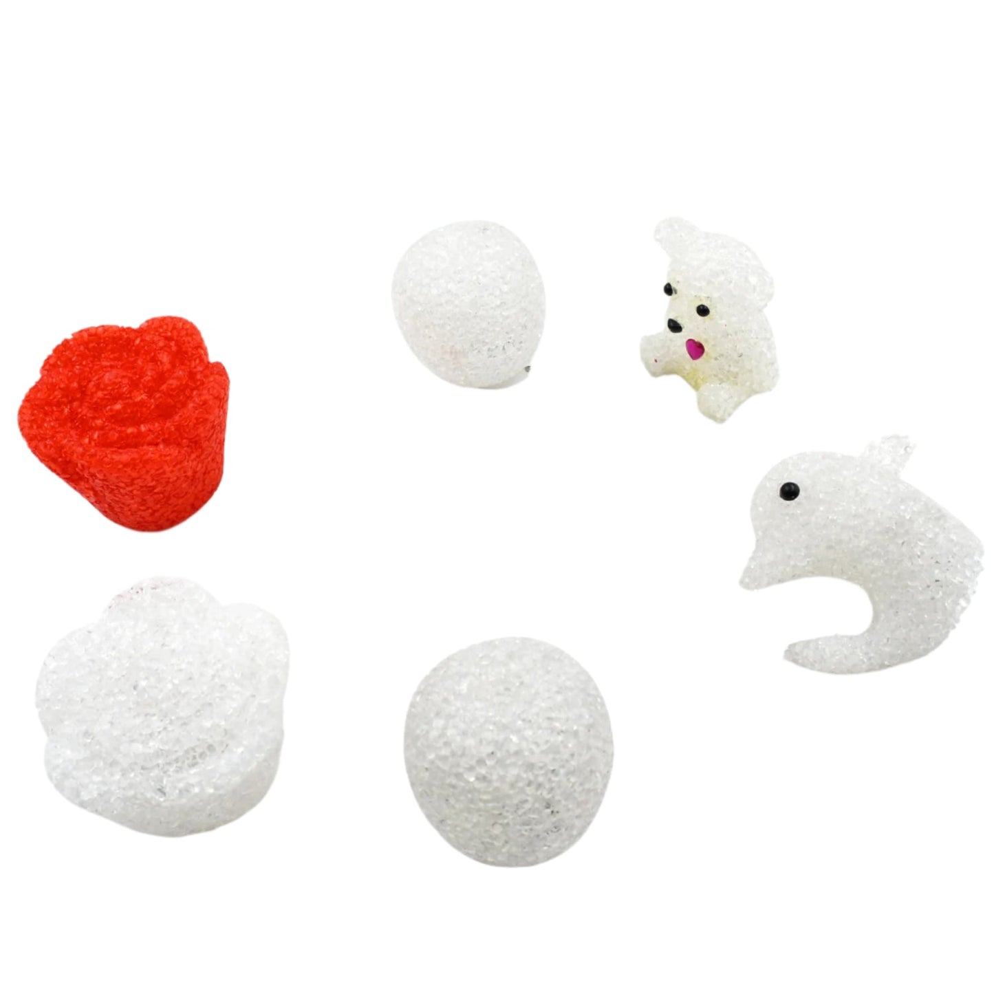 An adorable animal shape night lamp, part of the 6-piece set for festive decoration.