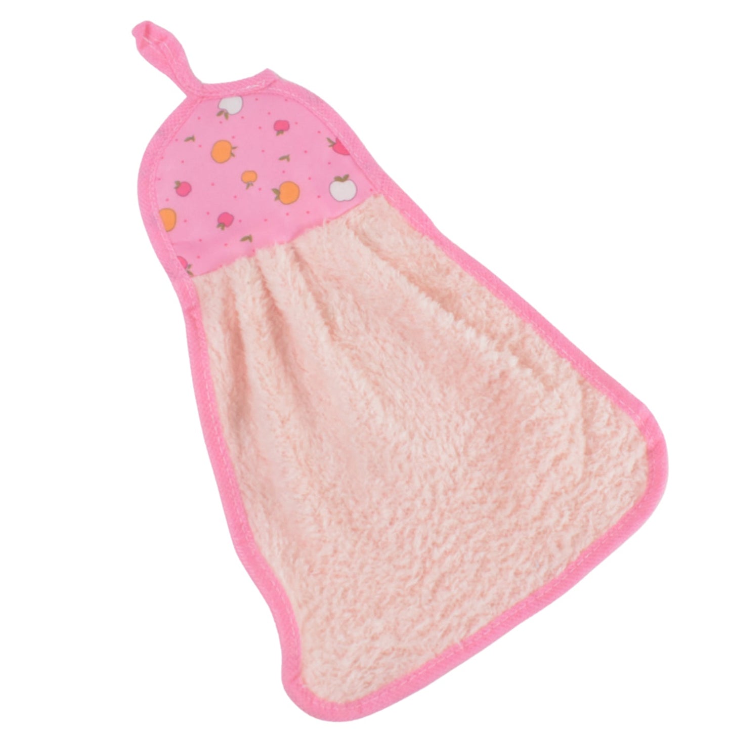 Soft microfiber kitchen towel laid flat for display