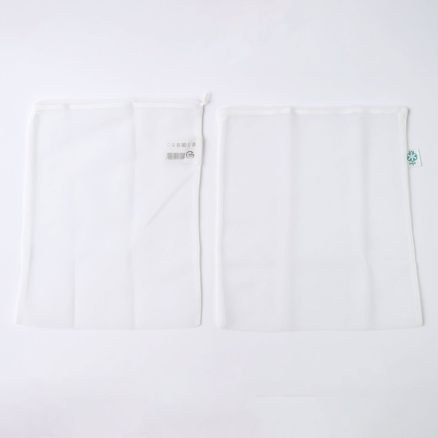 Sustainable mesh produce bags for organized kitchen and plastic-free shopping