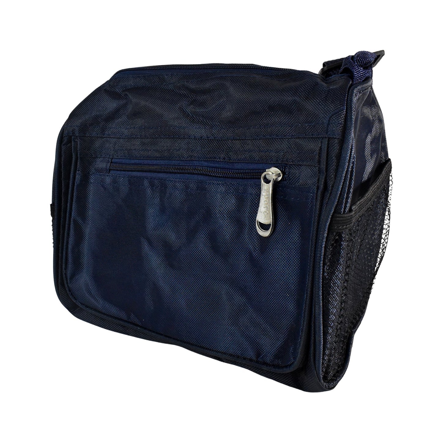 Exterior view of the insulated lunch box bag from the side, demonstrating its sleek shape.