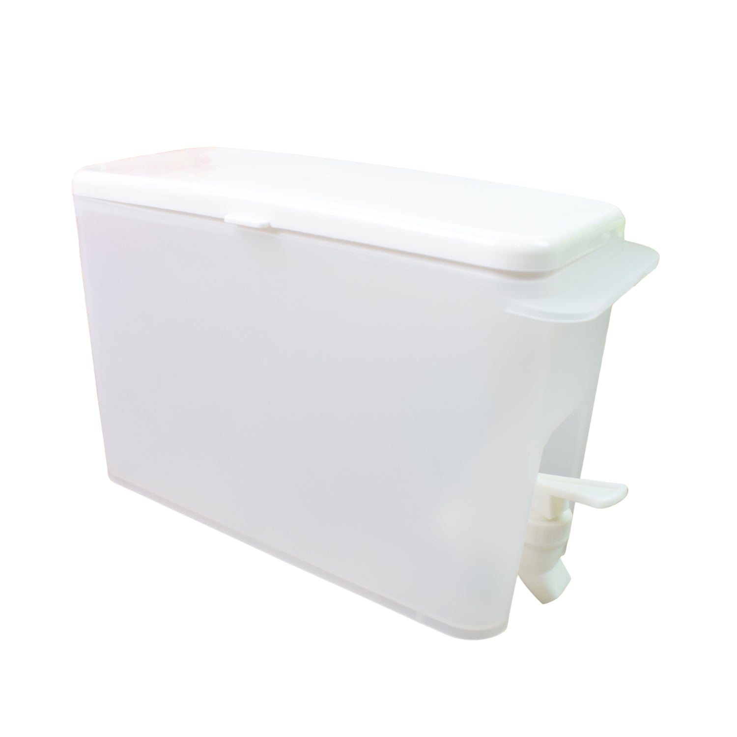 Ergonomic design of the 3.5L water dispenser jug, ideal for everyday use.