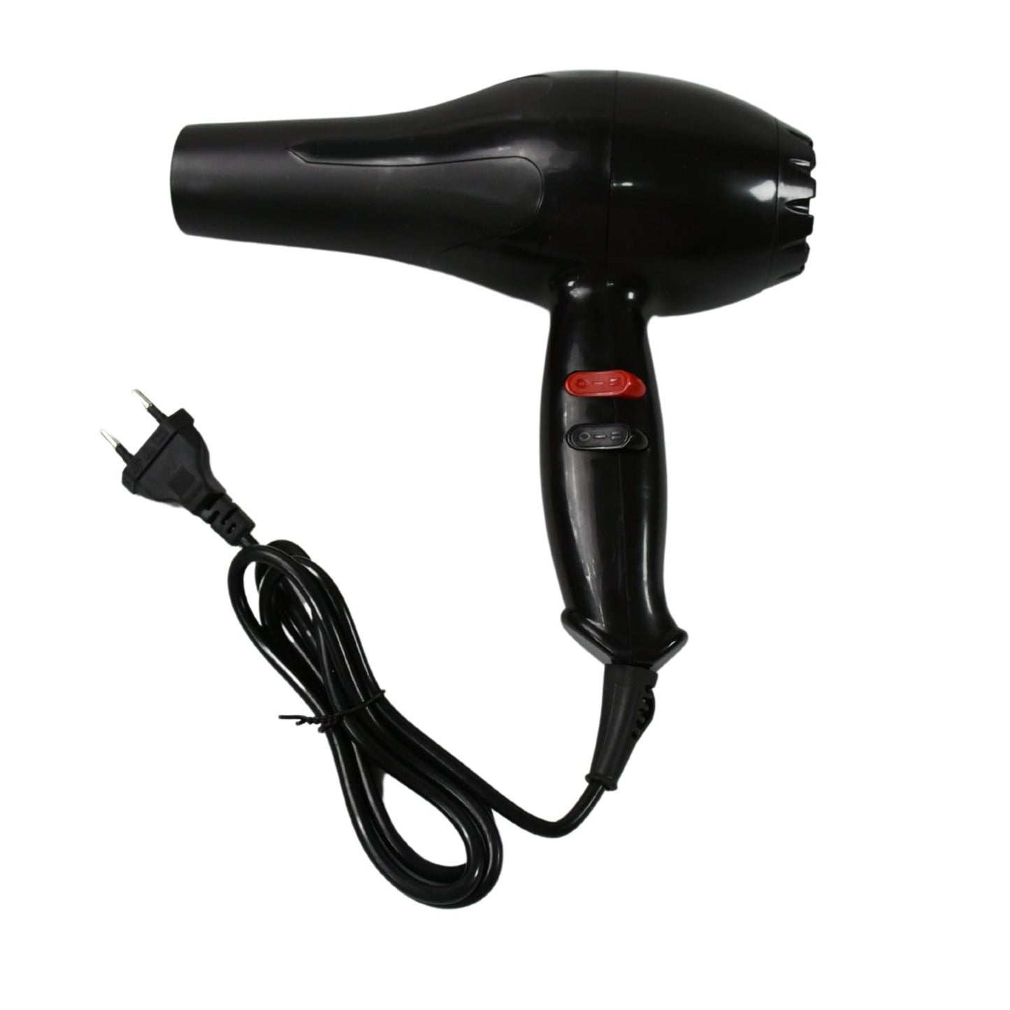 Rear view of the hair dryer showing the removable filter for easy cleaning.