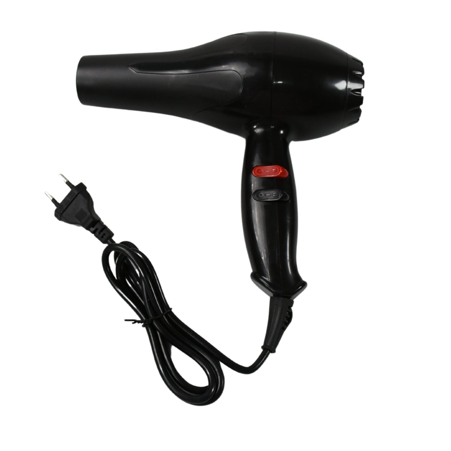 Rear view of the hair dryer showing the removable filter for easy cleaning.