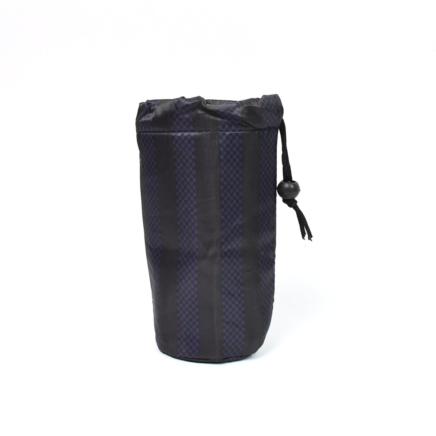Stylish rope pouch for office supplies, featuring a unique woven pattern.