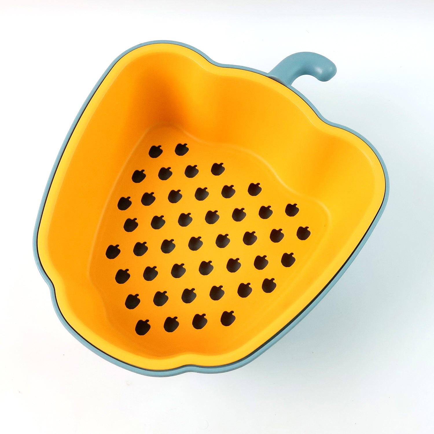 Kitchen washing bowl set with removable 2-in-1 colander for fruits and vegetables