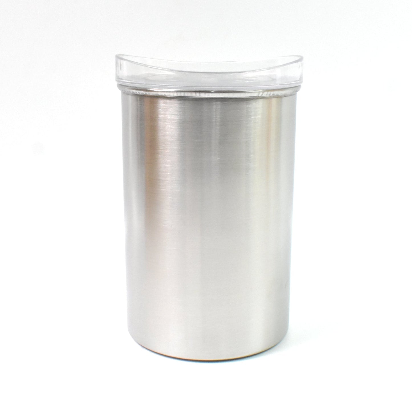 Stackable Konvex 1000ml steel containers with clear lids for efficient storage.