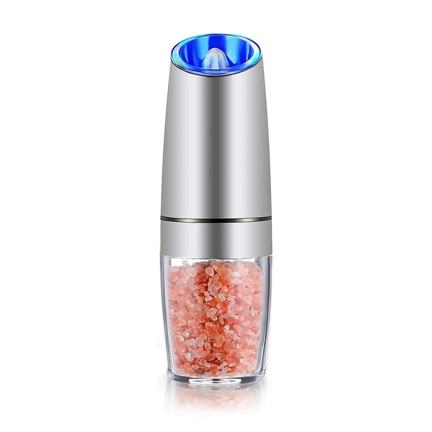 Battery operated spice grinder suitable for salt, pepper, herbs in kitchen