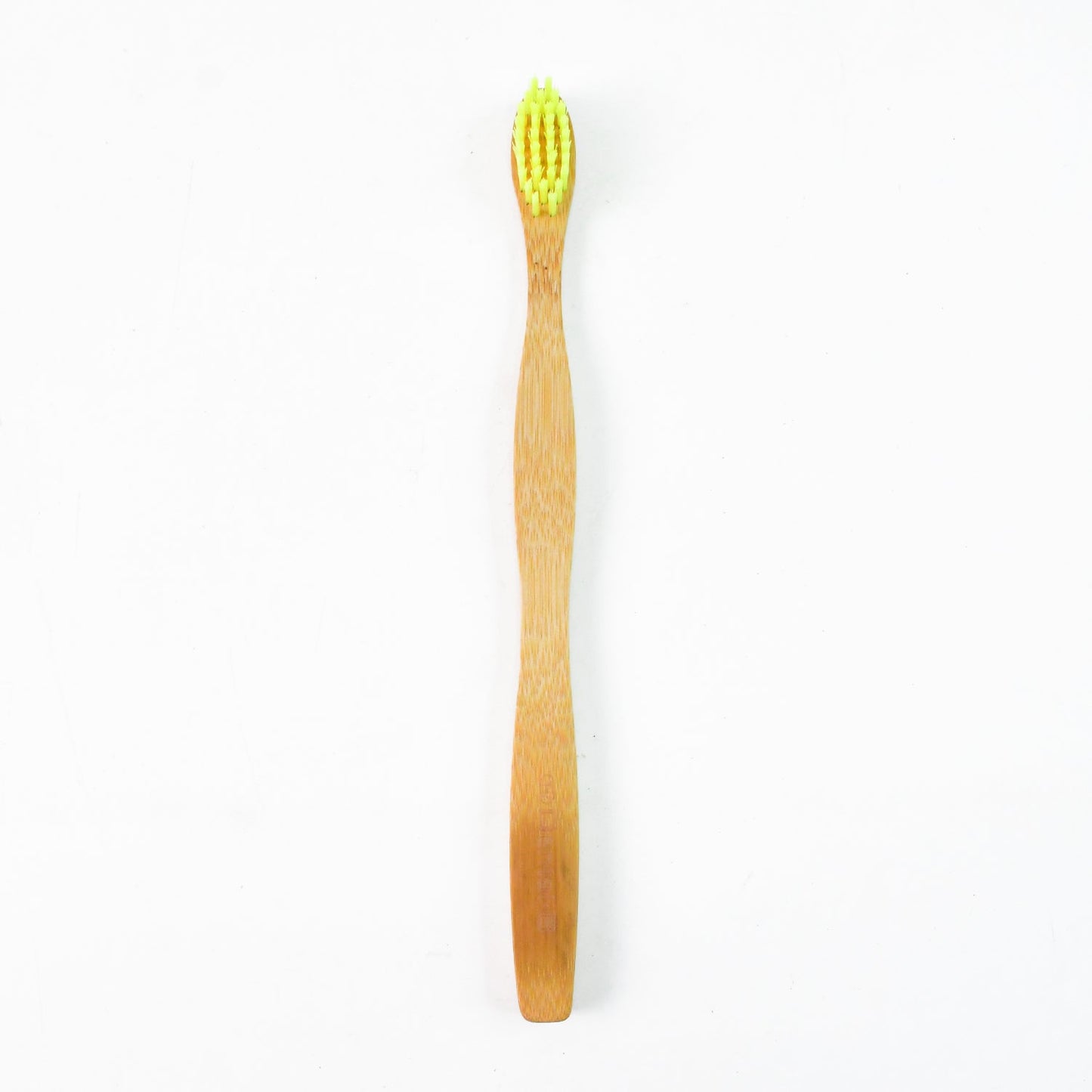 Biodegradable bamboo toothbrush for plastic-free dental hygiene